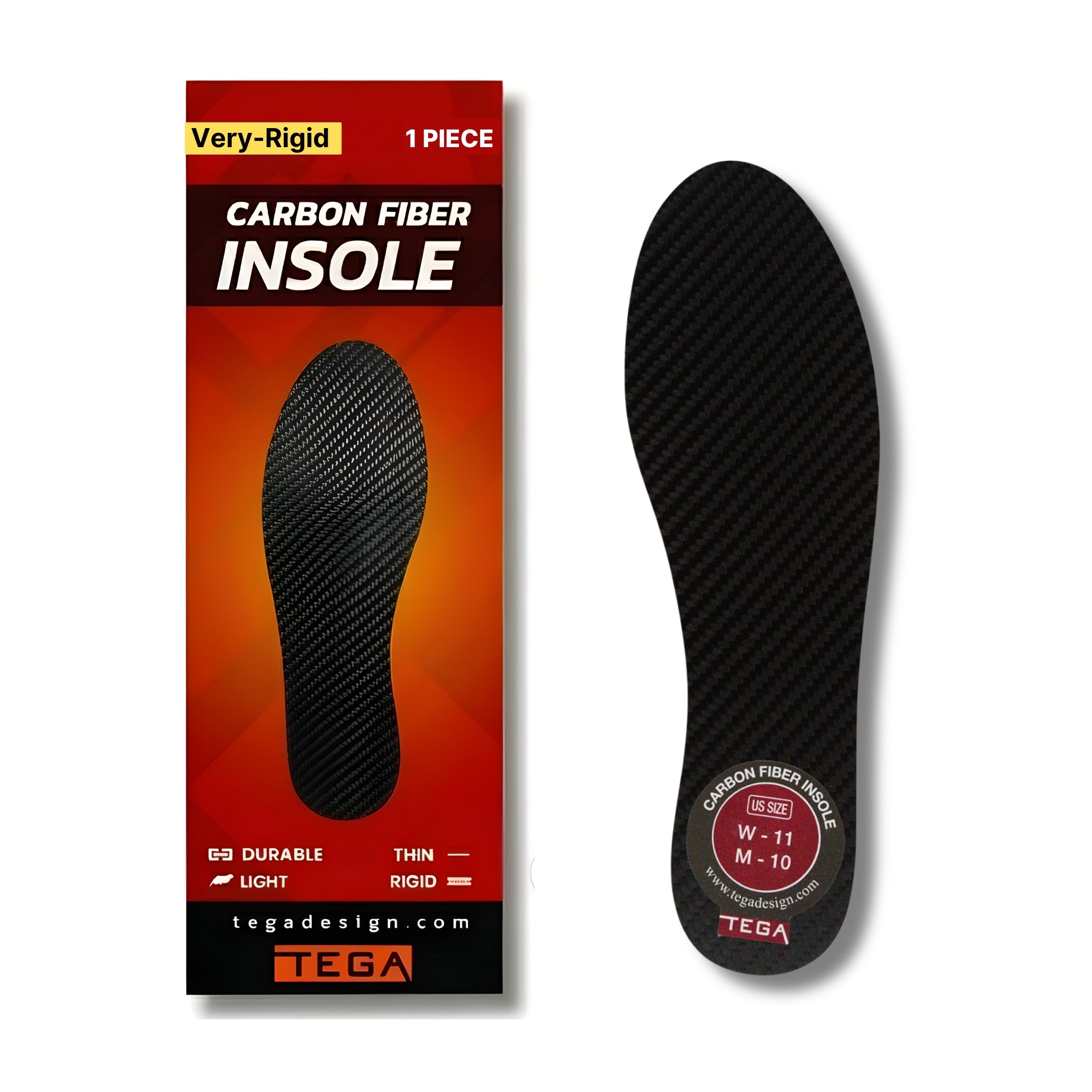Very Rigid Carbon Fiber Insole (1.5mm)