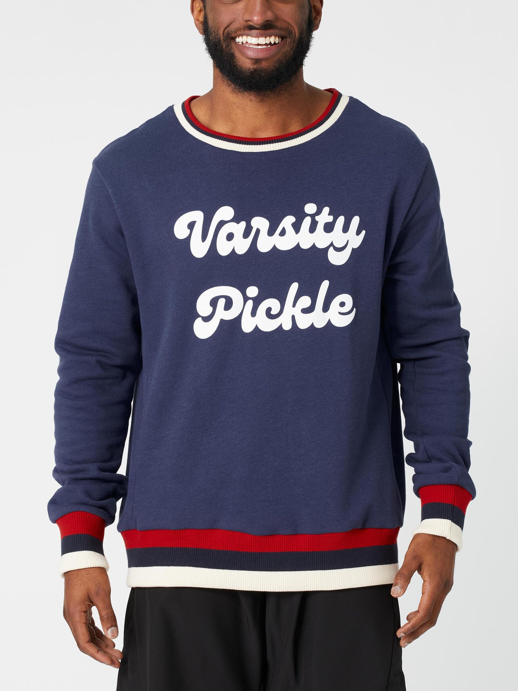 The Oversized Vintage Varsity Pickleball Sweatshirt