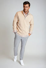 Voey Quarter Zip Sweatshirt | Camel