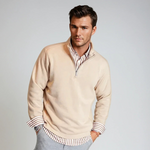 Voey Quarter Zip Sweatshirt | Camel