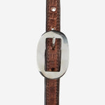 WD-BTSEH-MO Medium Oil Brick Tooling 5/8 Inch Single Ear Headstall