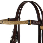 WD-NRSBH Natural Rawhide Browband Headstall
