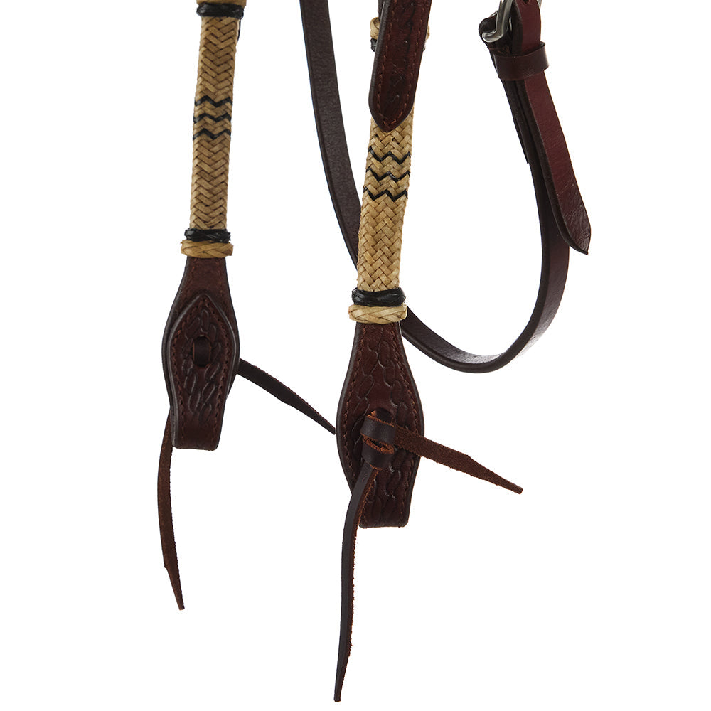 WD-NRSBH Natural Rawhide Browband Headstall