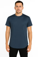 Curved Athletic Sports T-Shirt