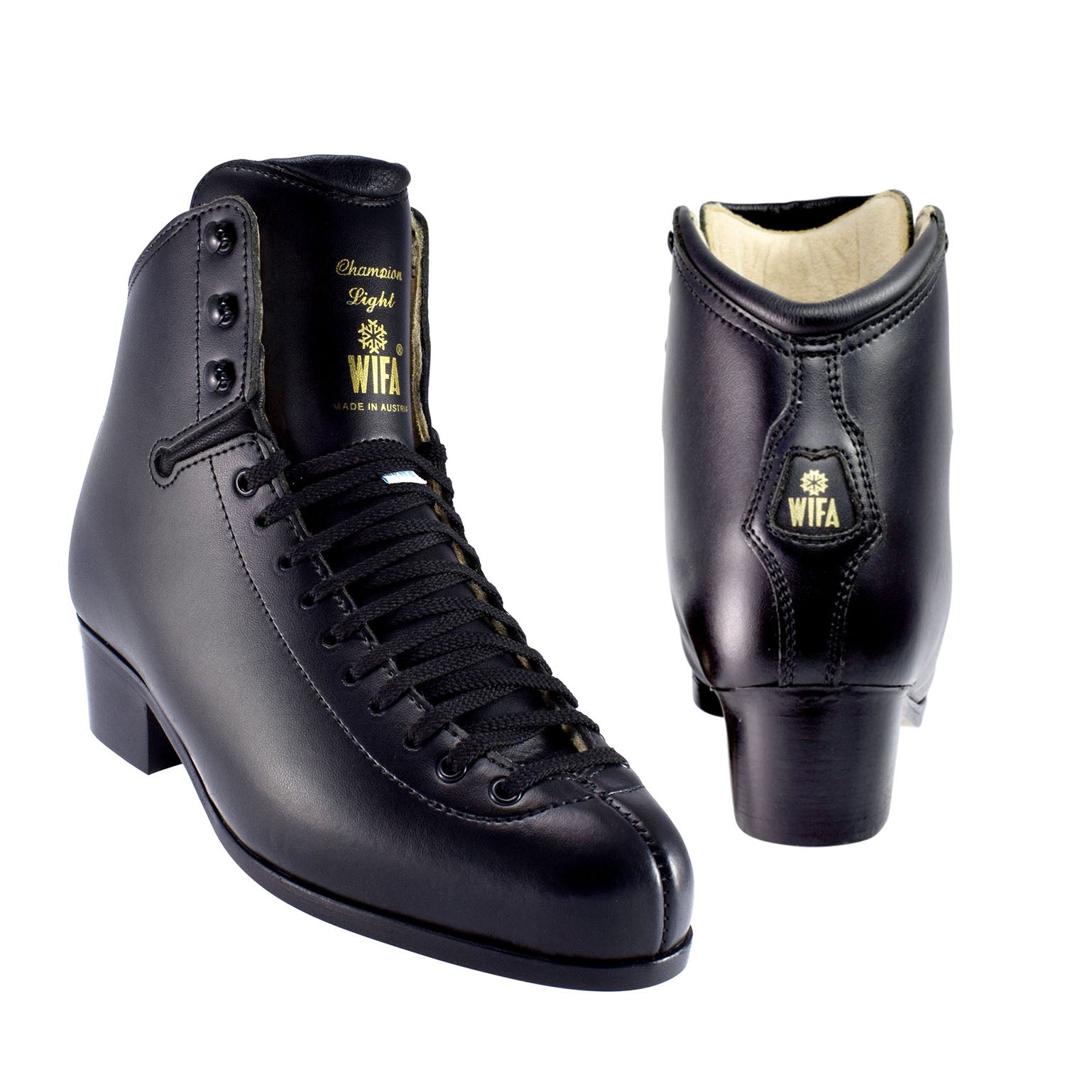 WIFA Ice and Roller Skates | Champion Light Adult | Black