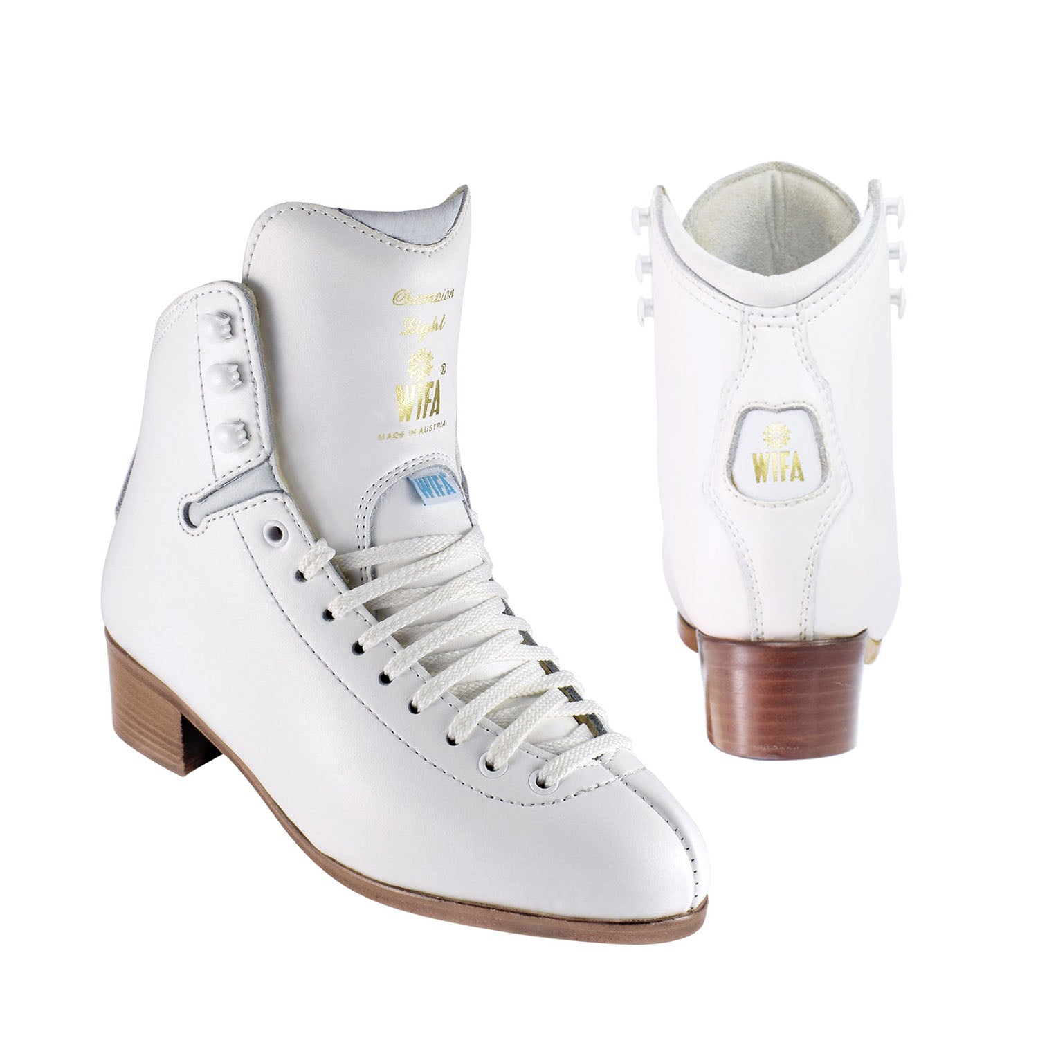 WIFA Ice and Roller Skates | Champion Light Adult | White