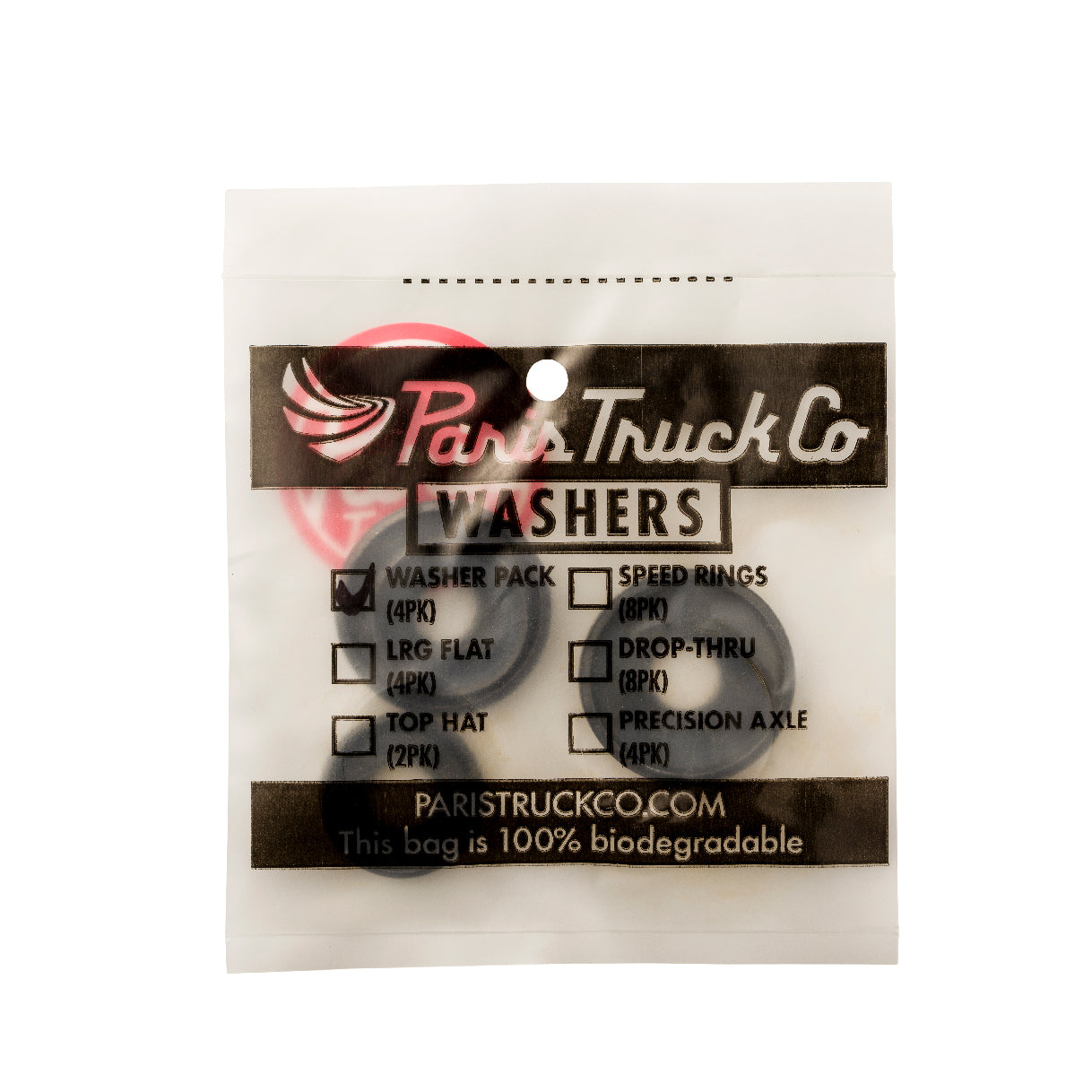 Paris Washer Pack | Black