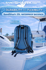 25L Waterproof Backpack | Submersible w/ Airtight Zipper.