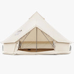 Waterproof Bell Tent with Stove Jack and Mesh Windows