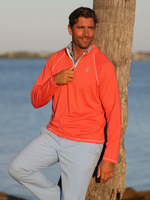 New Harbor Quarter Zip Effortless Comfort | Red