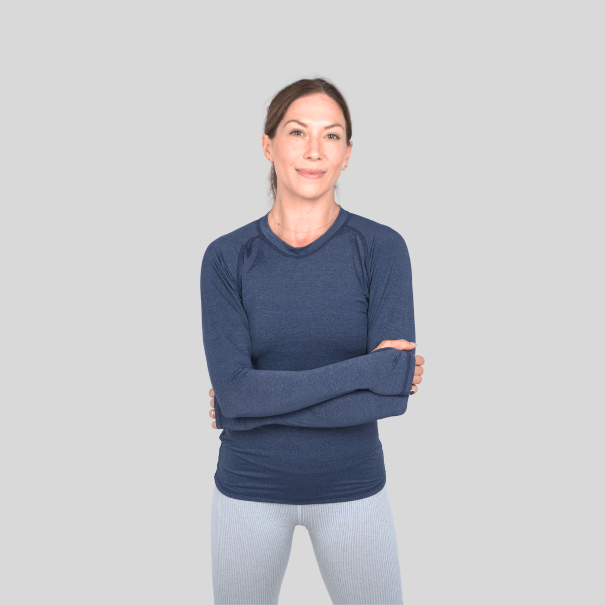 Laguna Long-Sleeve Women's Sun Shirt | Heathered