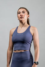 Women's SOHO Cross Back Crop Tank (Lilac Mist)