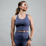 Women's SOHO Cross Back Crop Tank (Lilac Mist)