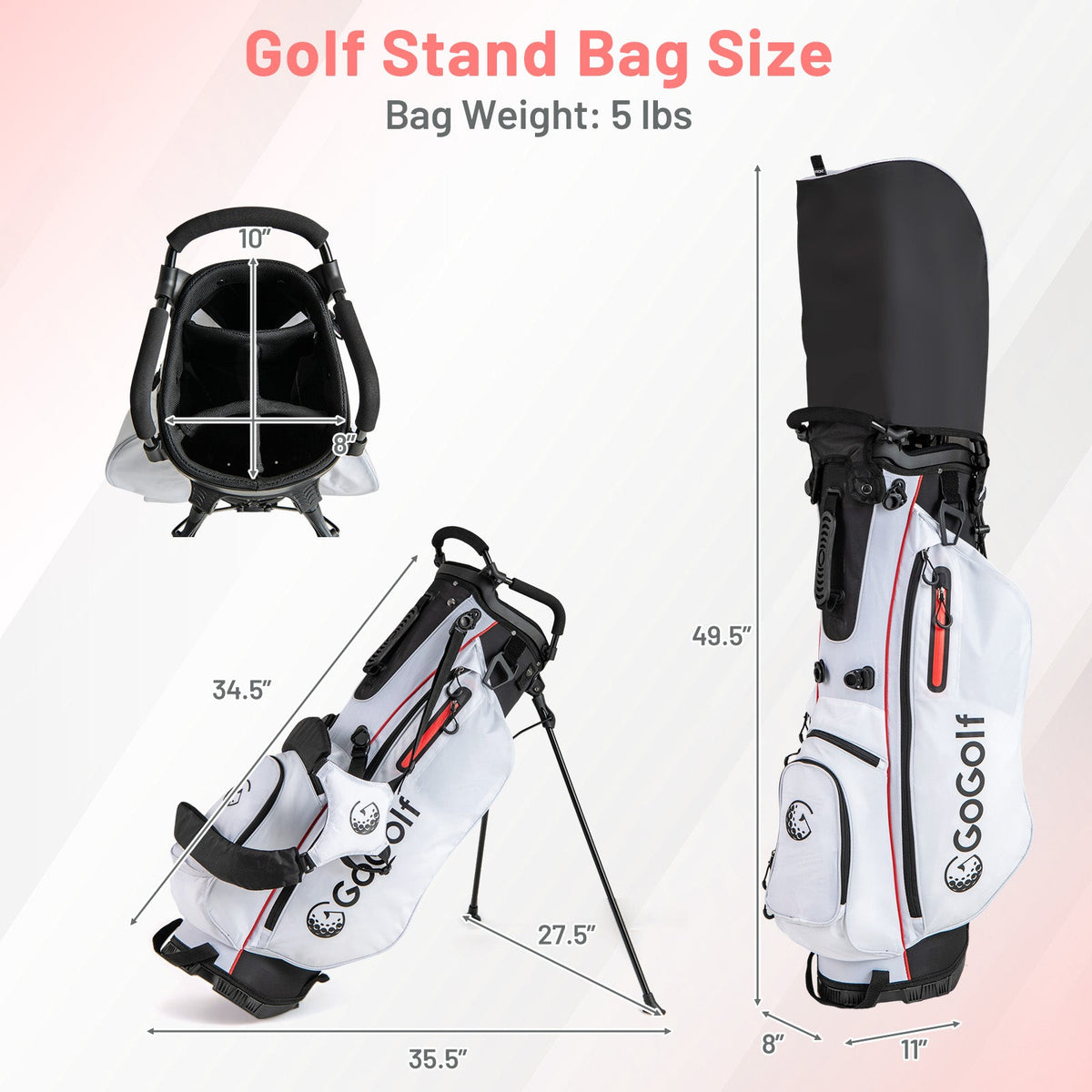 GoGolf Women's Complete Golf Clubs Set with Headcovers and Putter