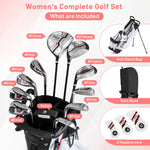 GoGolf Women's Complete Golf Clubs Set with Headcovers and Putter