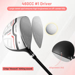 GoGolf Women's Complete Golf Clubs Set with Headcovers and Putter