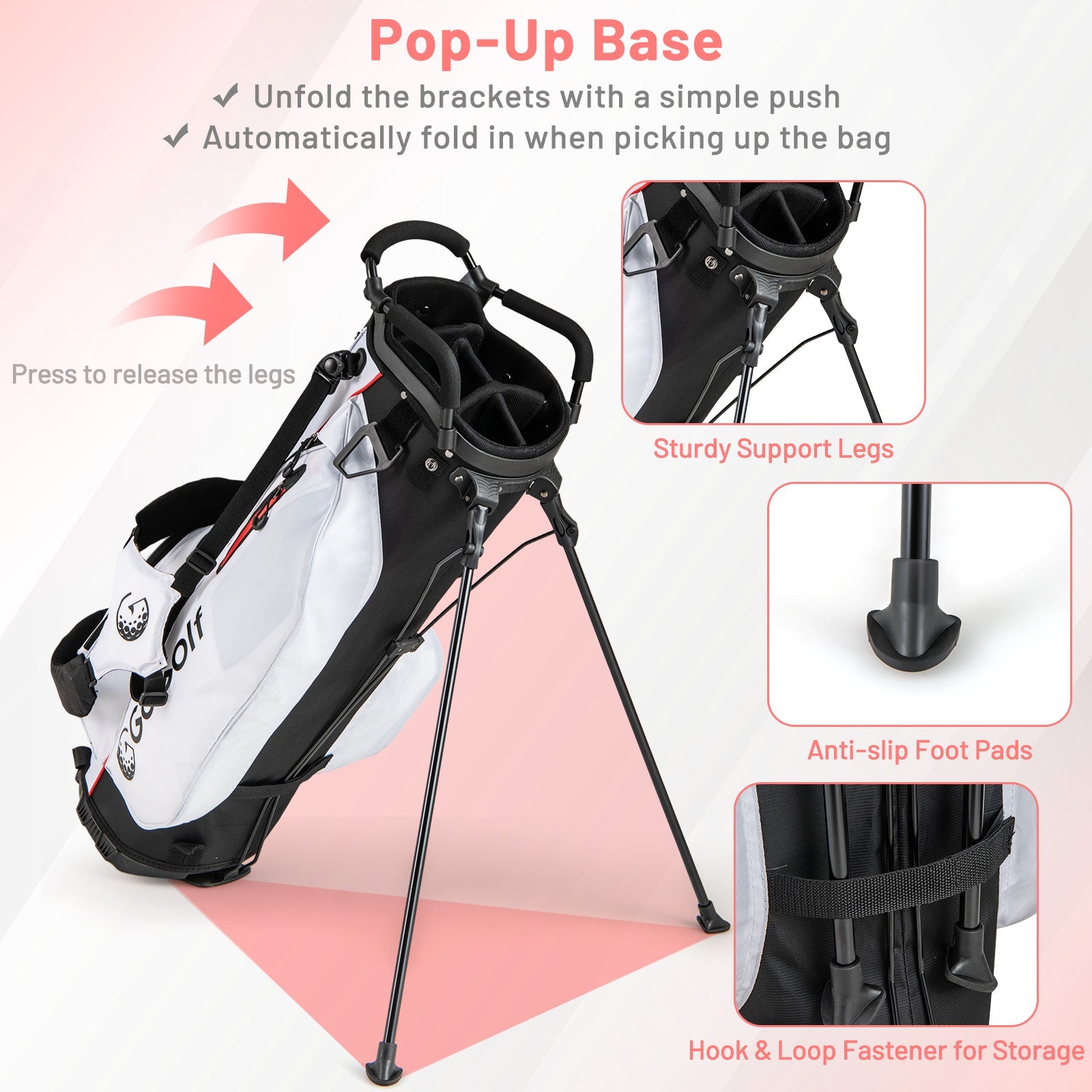 GoGolf Women's Complete Golf Clubs Set with Headcovers and Putter
