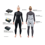 Dakine Womens Mission Chest Zip 4/3mm