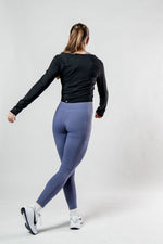 Women's Terra Recovery Arc Long Sleeve Crop (Black)