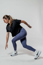 Women's Terra Recovery Drift Crop (Black)