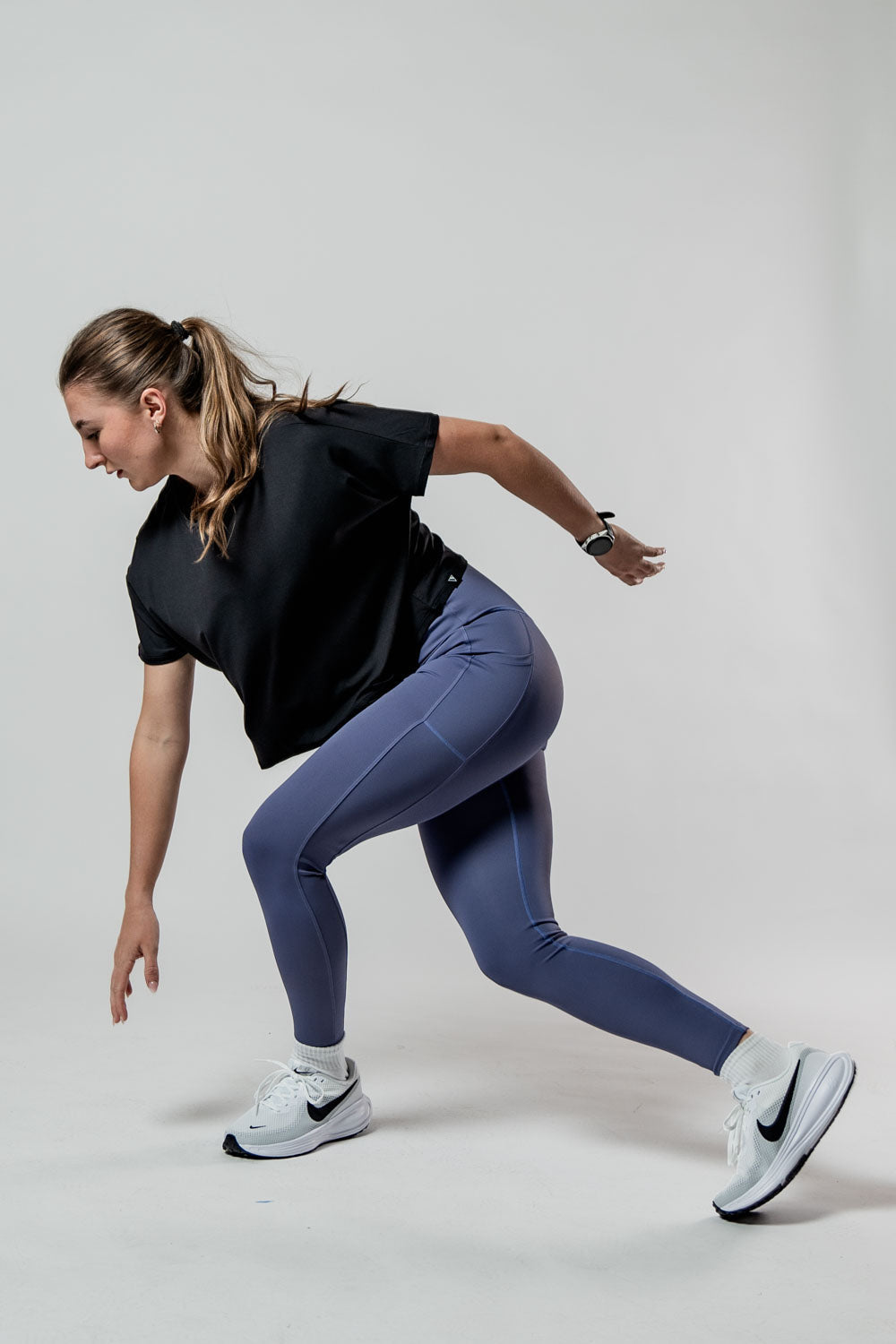 Women's Terra Recovery Drift Crop (Black)