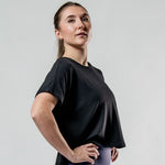 Women's Terra Recovery Drift Crop (Black)