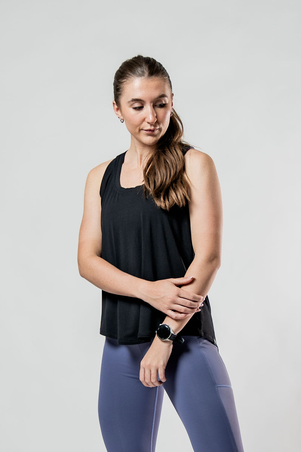 Women's Terra Recovery Halo Tank (Black)