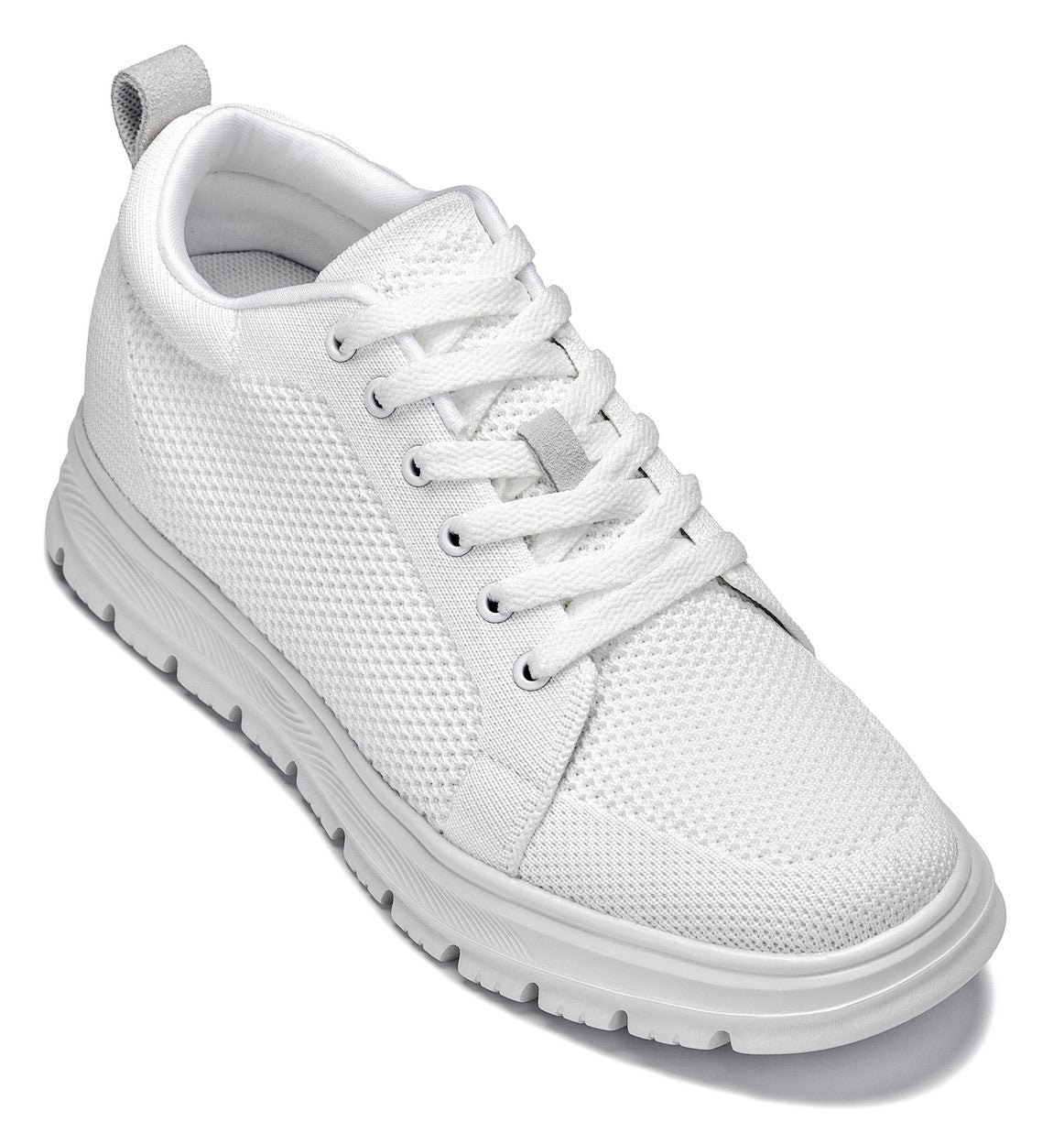 CALTO X2321 Sneaker 2.4” Taller (White/White Sole)