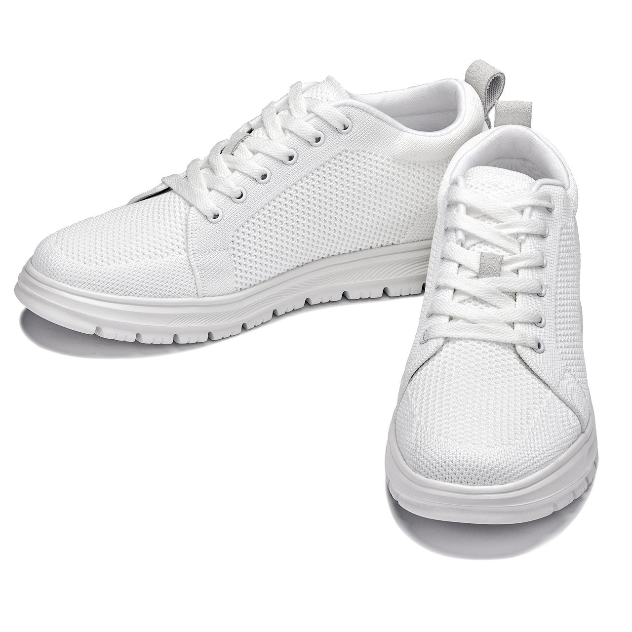 CALTO X2321 Sneaker 2.4” Taller (White/White Sole)