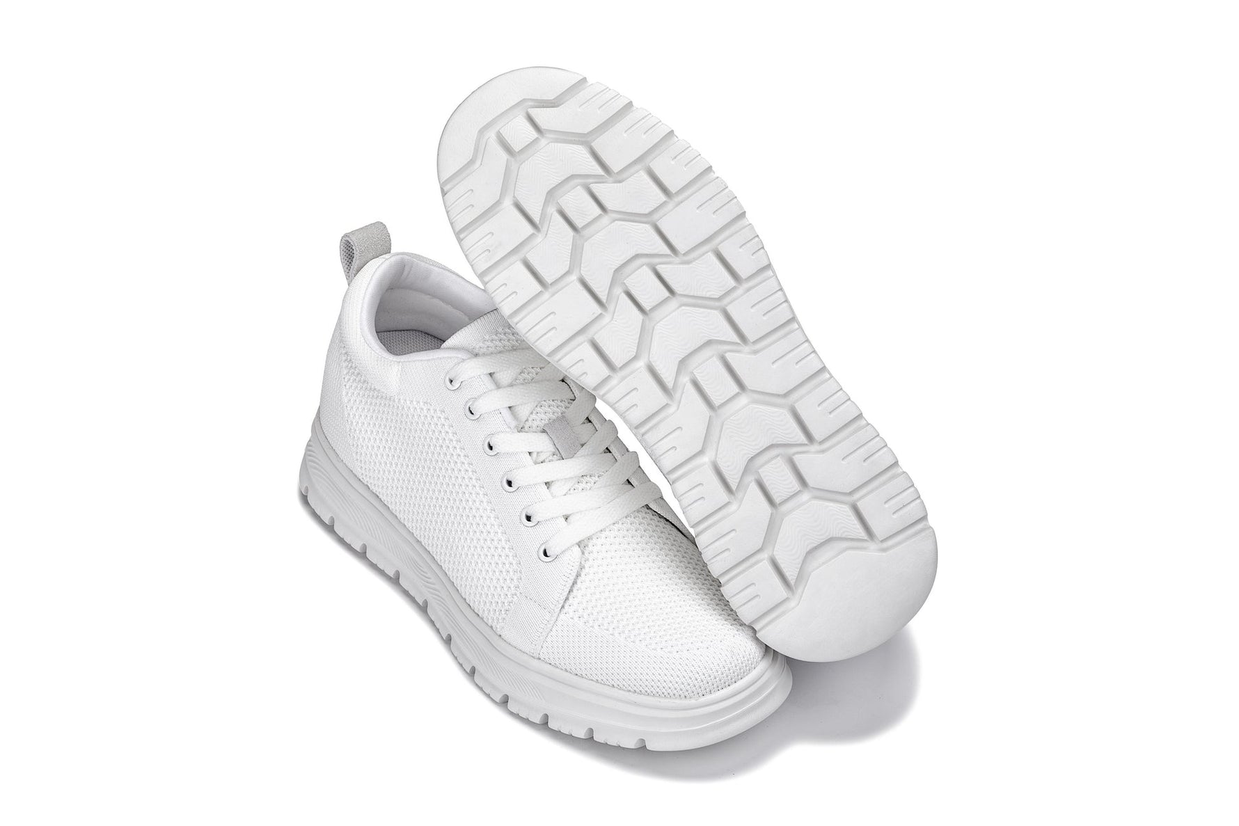 CALTO X2321 Sneaker 2.4” Taller (White/White Sole)