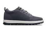 CALTO X2323 Sneaker 2.4” Taller (Iron Grey/White & Black Sole)