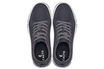CALTO X2323 Sneaker 2.4” Taller (Iron Grey/White & Black Sole)