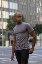 The Original Men's Bamboo Viscose/Organic Cotton Short Sleeve T-Shirt | Classic Cut