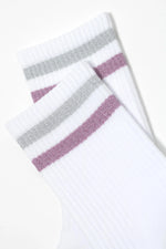 Conte Active Cotton Long Socks with Lurex Stripes