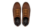CALTO Y7153 2.6 Inches Taller (Brown) | Leather Ankle Top Sneak-Boot