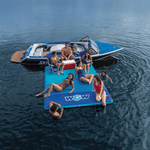 WOW Watersports 10'x8'x6" Drop Stitch Vacation Station Dock with Handles
