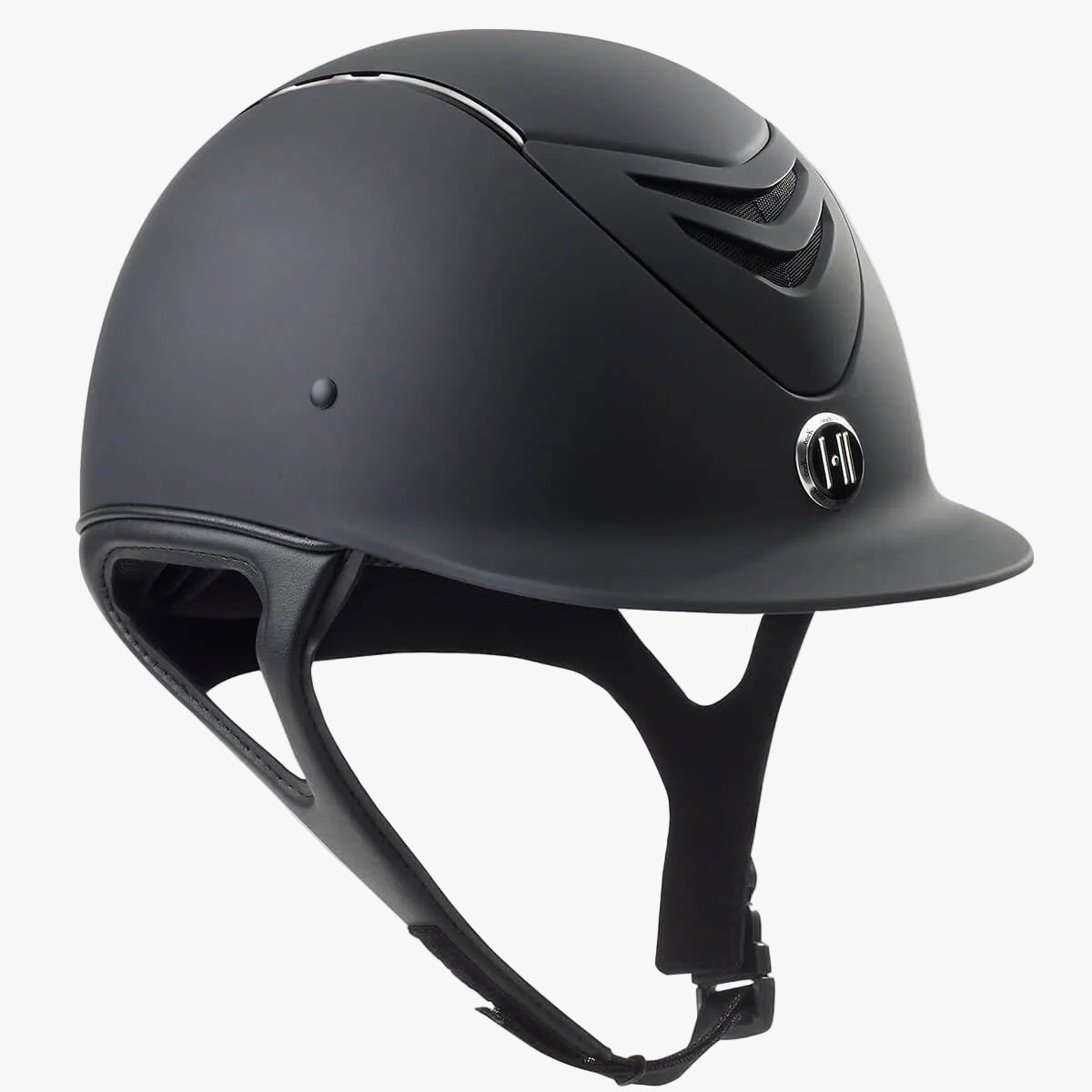 MIPS™ CCS Helmet | Black Matte with Chrome Rail