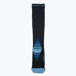 JupiterGear Endurance Compression Socks for Running and Hiking | Black with Blue Accent