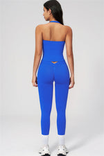 The Empower Halter Crop Top Leggings 2-Piece Set