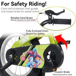 16" Sporty Kids Bike with Training Wheels and Stand Adjustable Saddle | Aged 4-8 Years (Tall Height 41-46")
