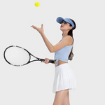 Mid-Rise Active Basic Skirt with Pleated Detail