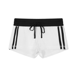 Loki & Ivy Women's Contrast Stripe Track Shorts