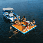 WOW Watersports Drop Stitch Vacation Station Dock with Deckpad