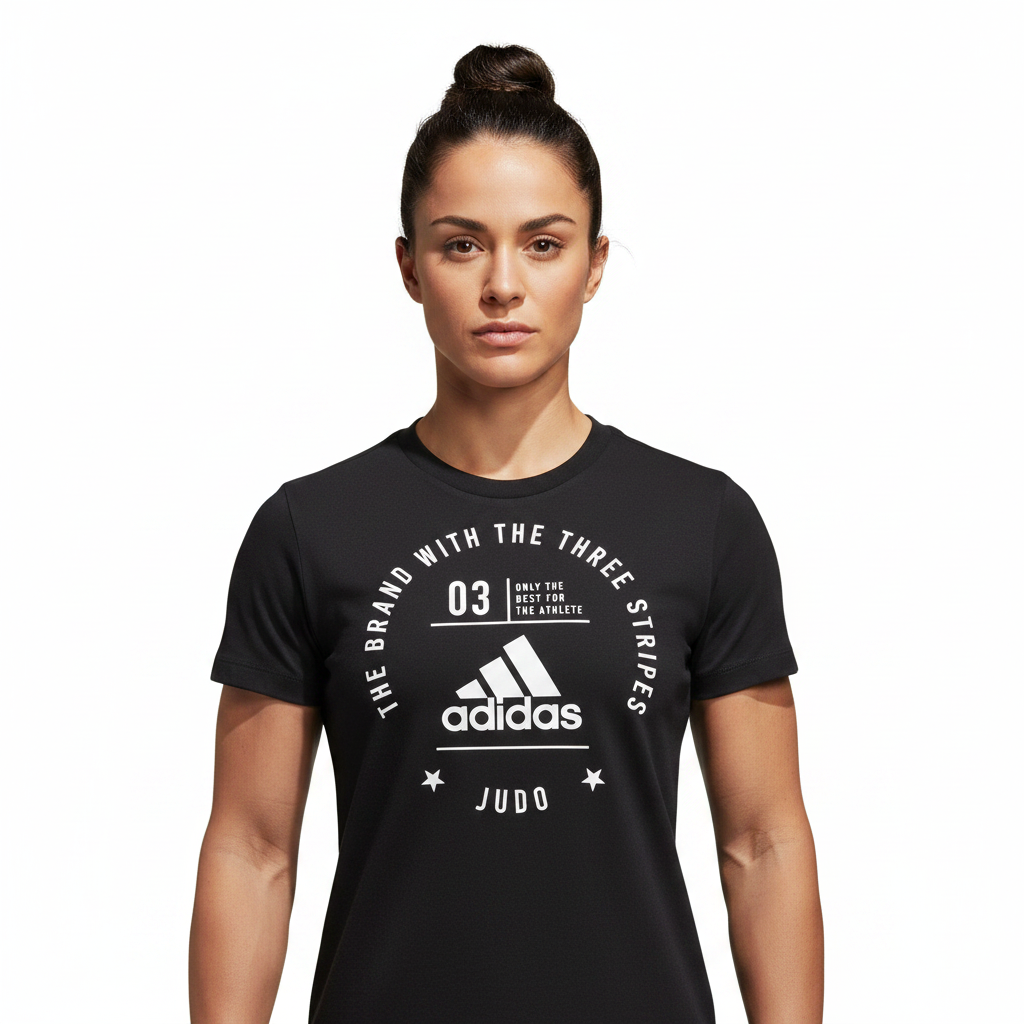Adidas Judo T-Shirt | Black & White