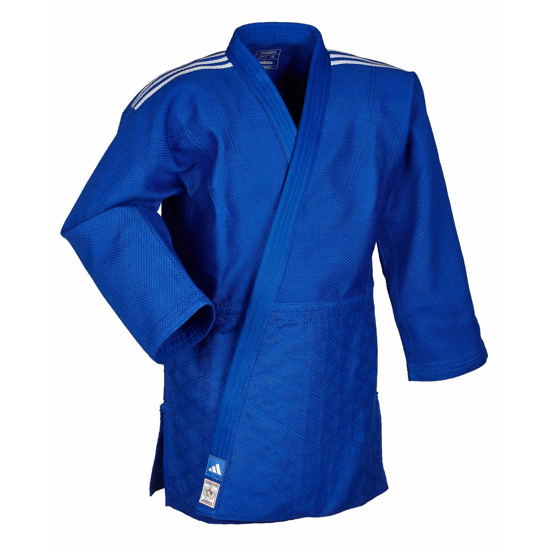 IJF Champion 3 Slim Fit Judogi with Stripes