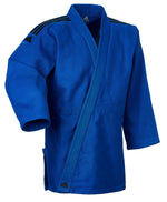 Adidas Judo-Gi J690 Quest Blue with Black Stripes