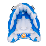 WOW Watersports Snow Tube Bobsled for Kids and Adults with Front Snow Shield