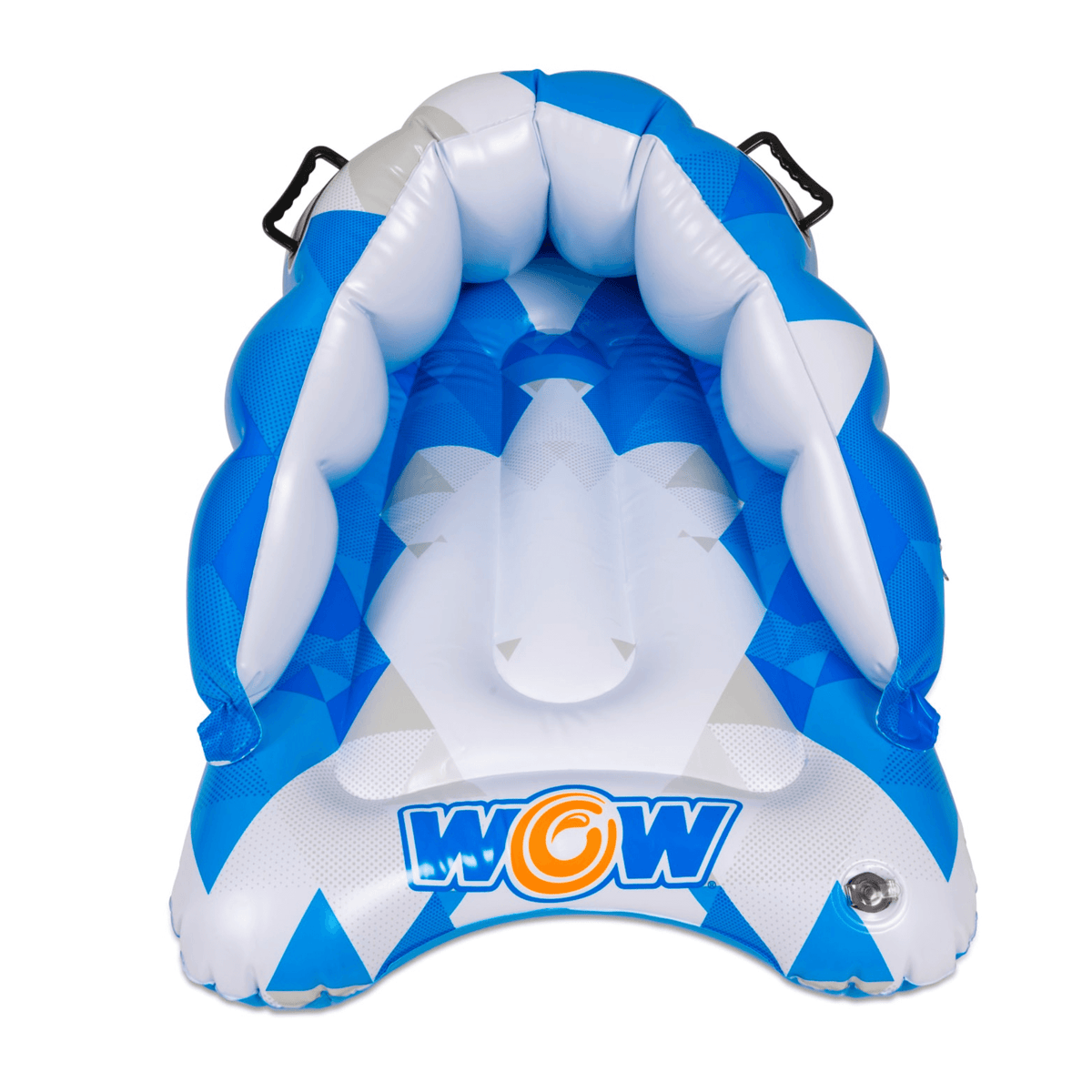 WOW Watersports Snow Tube Bobsled for Kids and Adults with Front Snow Shield