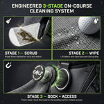 Stubby Magnetic Golf Towel + Landing Pad System