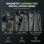 Light Duty Magnetic Towel + Landing Pad System